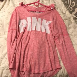 Pink oversized pool coverup